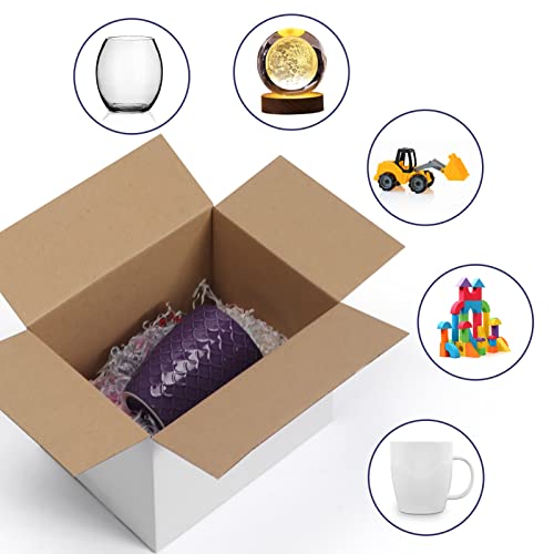 40 Pack Small Shipping Boxes 8x6x6 Inches - size: 8x6x6