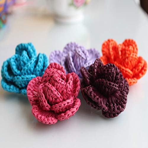 Natural Cotton Raffia Yarn Red Sun Hat, Beach Bag, Rayon Crochet Straw Knit Yarn for Summer - Knitting Materials, 280 Meters/306 Yards - color: Red