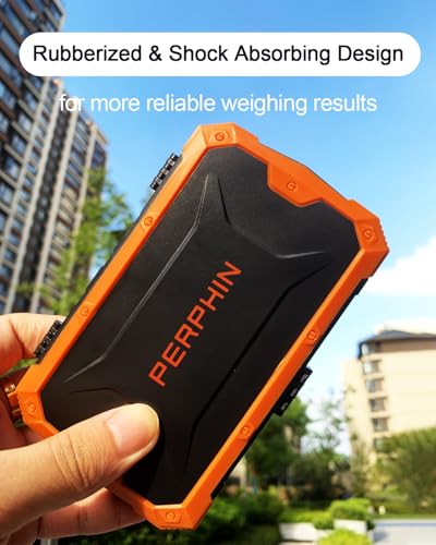 Pocket Scale, Dual Powered, Precision Gram Scale with Zipper Case - color: Orange