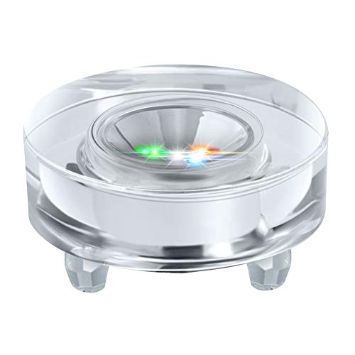IFOLAINA Crystal LED Light Base for 3D Crystal Glass Art Display - color: R-Clear-Multicolor