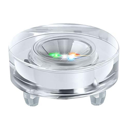IFOLAINA Crystal LED Light Base for 3D Crystal Glass Art Display - color: R-Clear-Multicolor