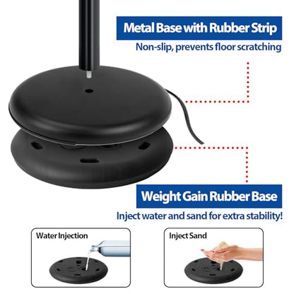 2Pack 11x17 Sign Stand - Adjustable Floor Standing Sign Holder - color: Black, size: 11"x17"-2Pack