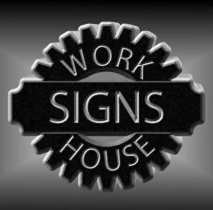 Please Check In At Front Desk BLACK Aluminum Composite Sign, 8.5"x10" - size: 8.5"x10"