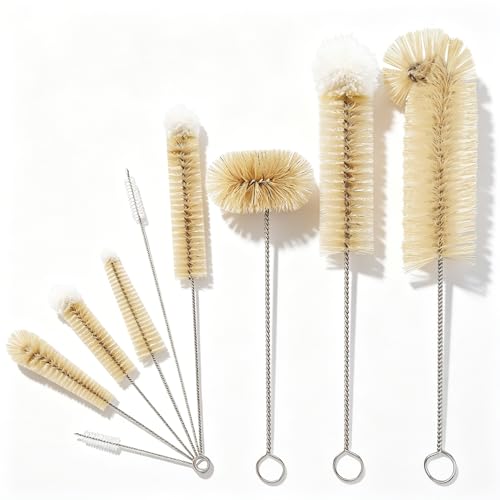 Masthome 9 Pcs Bottle Brush Set,Bendable Flexible Pipe Cleaning Kit