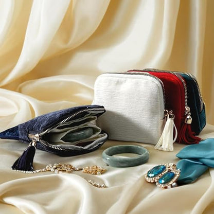 Travel Jewelry Case Organizer for Women - color: Light blue