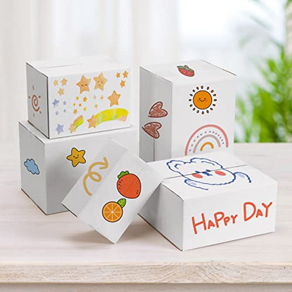 40 Pack Small Shipping Boxes 8x6x6 Inches - size: 8x6x6