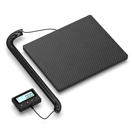 MAXUS Shipping Scale 440LB/10g Accuracy, Postal Scale for Packages - color: Black