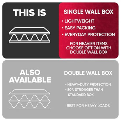 1 Cu Ft Ready To Ship Carton with Black Crinkle Paper Filler 12x12x12" - color: Black, size: Single Wall Box