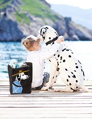 Lily queen Natural Canvas Tote Bags DIY Reusable Shopping Grocery Bag (Black - 6 Pack) - color: Black - 6 Pack