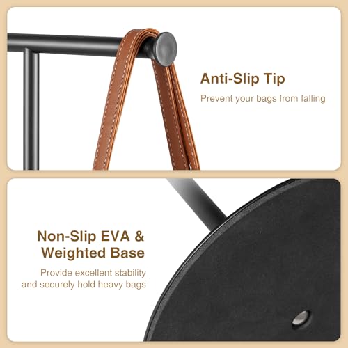 niffgaff 2 Pack 15"-24" T Bar Purse Display Stand Tabletop - color: Black