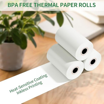 (5 Rolls) 3 1/8" x 230' Thermal Receipt Rolls - size: 3 1/8" x 230', style: 5 Rolls