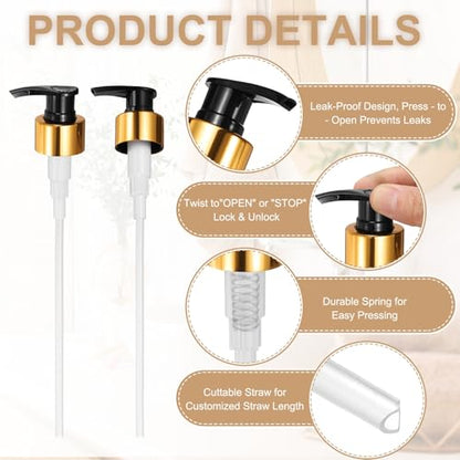 uxcell Soap Dispenser Pump Heads Silver/White 12 Pcs Pcs - color: Silver/White, size: 28/410