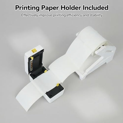 Bluetooth Thermal Shipping Label Printer, Wireless 3x5 Portable Thermal Printer for Small Business, Support iOS, Android, Windows, Mac, Widely