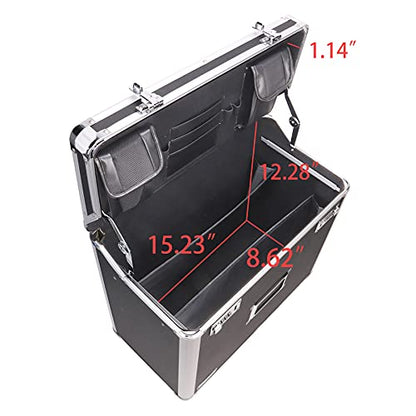 Vaultz Locking Mobile Business Case, Legal Size, Black, 14.5 x 13.5 In - color: Black, size: Legal