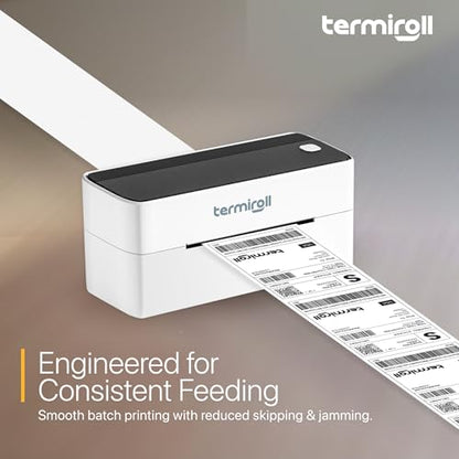 4x6 Thermal Labels 500 Fanfold - Rollo Zebra MUNBYN, Strong Adhesive - size: 4x6 - 1 Stack | 500 Labels