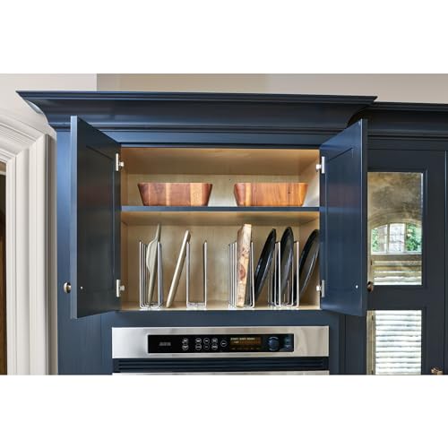 Rev-A-Shelf Baking Sheet Organizer for Wall or Base Kitchen Cabinets - size: 1 Pack