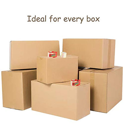 Packing Tape with Dispenser, 12 Rolls Clear Shiping Package Tape, 2'' x 32.8 yd, 1.5'' Core, Designed for Packing, Shipping & Mailing - size: 12 rolls