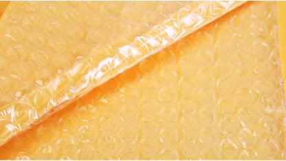 SupplyAir 7.25x8 Kraft Bubble Mailers #CD Size, Self-Seal Padded Envelopes for Shipping CDs DVDs Media, 10 Pack