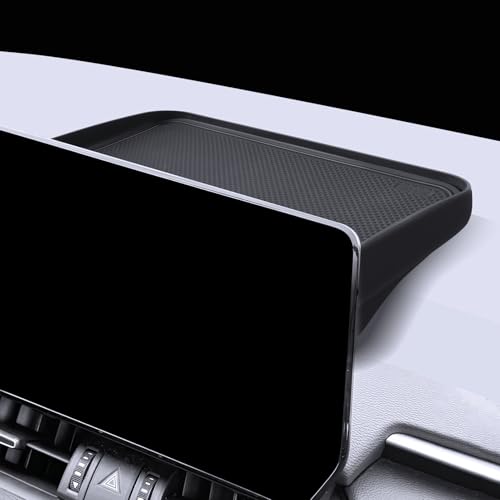for RAV4 Dashboard Console Organizer 2019-2025 Toyota RAV4 Hybrid LE/XLE/Limited/Adventure/XLE Premium/TRD Off Road Accessories Behind Screen Organizer Storage Box Console Dash Tray - size: for 2019-2025 Toyota RAV 4