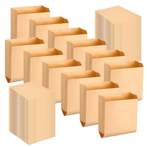 Thenshop 50 Pcs Sanitary Napkin Disposal Bags Waxed Kraft for Bathroom