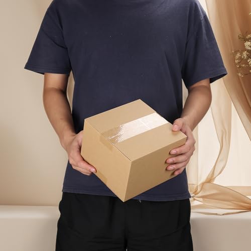 CRUGLA 40 Packs 7x7x5 Shipping Boxes, Brown Mailing Boxes - size: 7x7x5 Inch