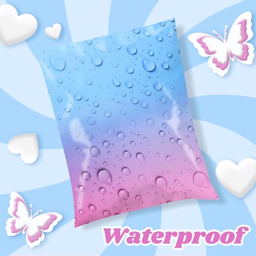 Metronic Cute Poly Mailers 10x13 1200PC Shipping Bags for Small Business - color: BluePink, size: 10x13" 1200PC