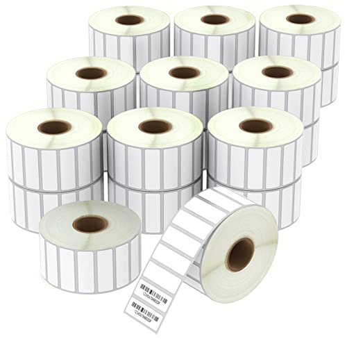 BETCKEY - 1.5" x 0.5" (38 mm x 13 mm) Thermal Labels, [20 Roll/47000 Labels]