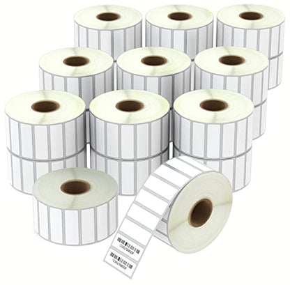 BETCKEY - 1.5" x 0.5" (38 mm x 13 mm) Thermal Labels, [20 Roll/47000 Labels]