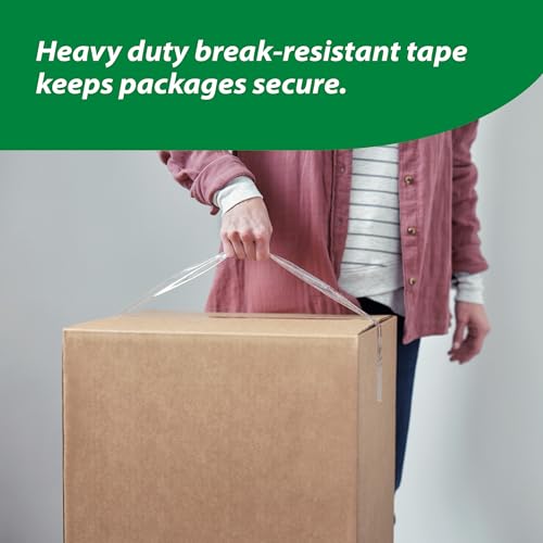 Duck HD Clear Heavy Duty Packing Tape Refill Rolls, 2 in Wide, 6 Rolls - size: 6 Rolls