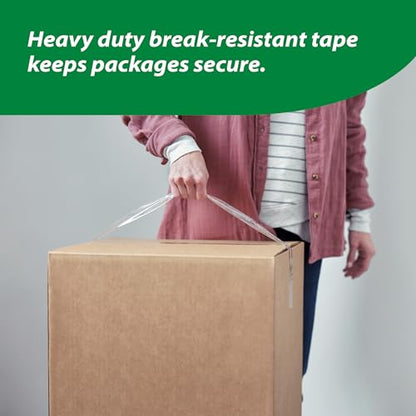Duck HD Clear Heavy Duty Packing Tape Refill Rolls, 2 in Wide, 6 Rolls - size: 6 Rolls