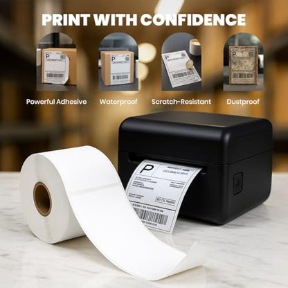 4"x6" Direct Thermal Shipping Labels 10 Rolls, 2500 Labels - size: 10 Rolls - 2500 Labels