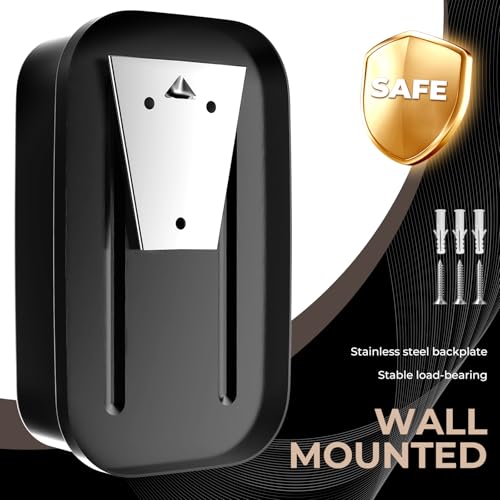 Commercial Soap Dispenser Wall Mount Stainless Steel Soap Dispensers Liquid Manual Anti-Leak Pump Hand Soap Dispenser for Bathroom Kitchen Black (35 fl.oz./1000ml) - color: Black, size: 1000ml