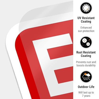Emergency Exit Only, Door Must Remain Closed Sign, - size: 24x30