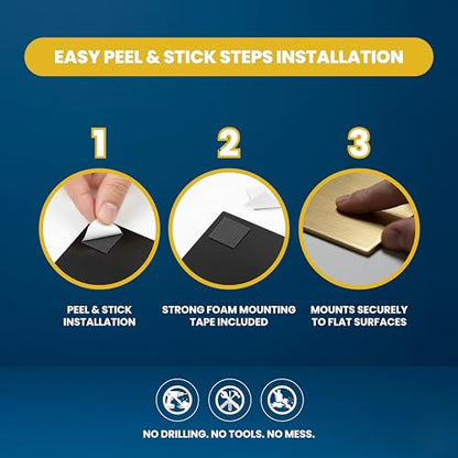 Signs ByLITA Fancy Checkout Sign | Durable Plastic | Vibrant Colors | Powerful Foam Tape (Dark Brown) - Small - color: Dark Brown, size: 3 x 6" - Small (1 Pack)