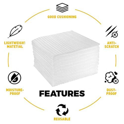 12 Inch Cushioning Foam Sheets 50pcs - color: 50 Pack
