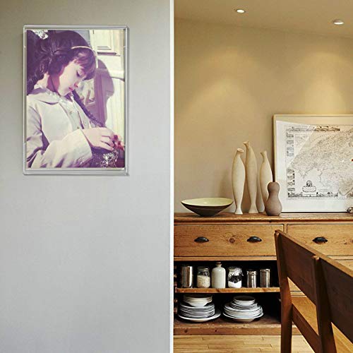 NIUBEE 11x14 Acrylic Sign Holder Wall Mount Clear Frame 6 Pack - size: 11x14"