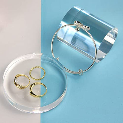 Polished Acrylic Cylinder Round Photo Props, Transparent Cylinder - color: Transparent Cylinder