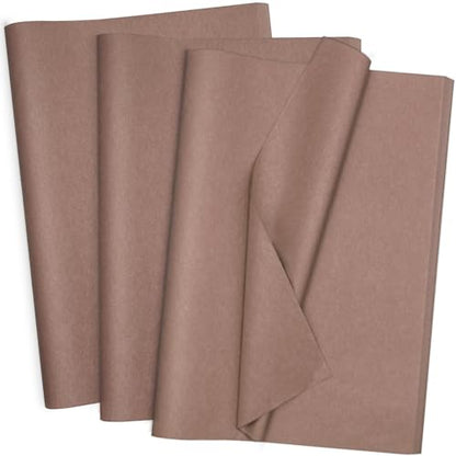 Jkopsnr 100 Sheets Brown Tissue Paper 20x14 Inches - color: Brown, size: 14x20