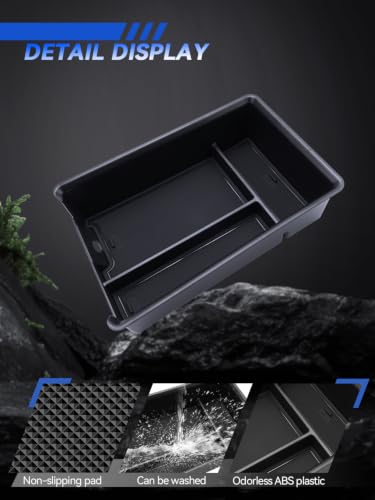 for BMW 330i Center Console Organizer (2019~2026) BMW 430i/M440i/M4 Coupe & (2023~2026) 330i/M340i/M3 Accessories Armrest Tray Middle Storage Box Insert Container Durable ABS Plastic - size: for 2019-2026 BMW 3 Series & 4 Series