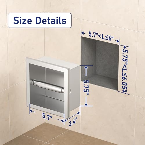 Toilet Paper Holder for Bathroom Renovation - color: Silver