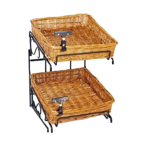 K1414C-U/L-MB 2-Tier Counter Display Rack Multicolor