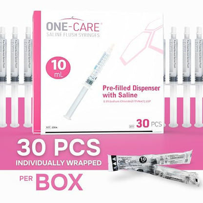 ONE-CARE 0.9% Sodium Chloride, Dispenser, 5 mL, 30pcs/Box