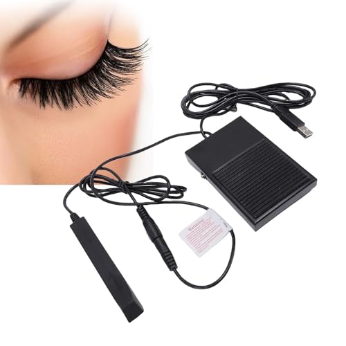 5W Lash Light with Foot Pedal for Fast Curing | 395-400nm Aluminum Alloy for Eyelash Extensions & Nail Art