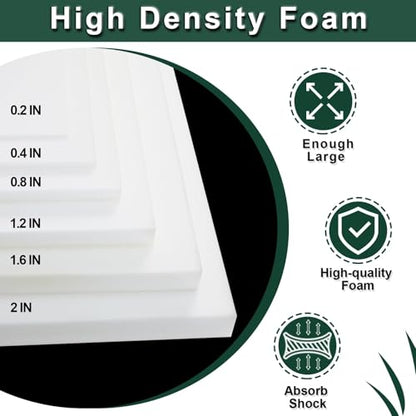 59x79x1.2 Inches High Density Craft Foam Sheets, Suitable for Shipping, Packing, Mailing, DIY, Cosplay, Cushion Foam, High Density Foam Sheets - size: 1.2 Inches (1 Pack)