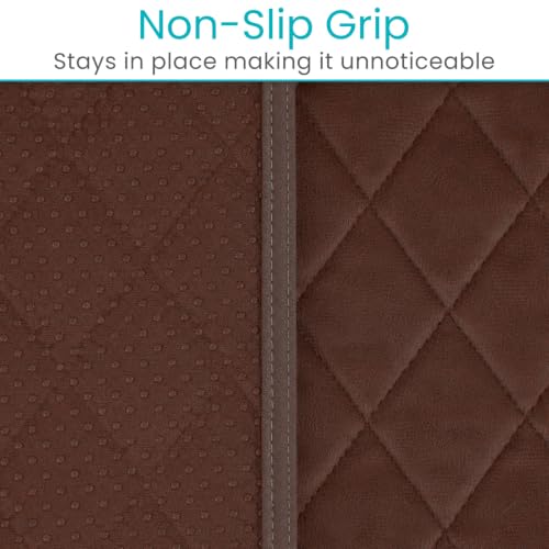 Sures Waterproof Chair Pads for Incontinence (22" x 21") - Washable - color: Brown, size: 2 Pack