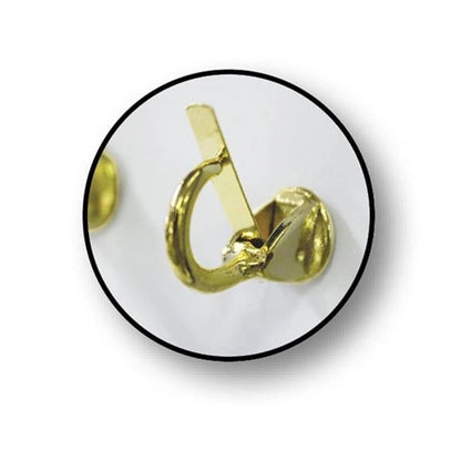 Replacement Metal Key Hooks, Spring Lock for Key Cabinets & Boards, 25 Pack - size: Pack of 25
