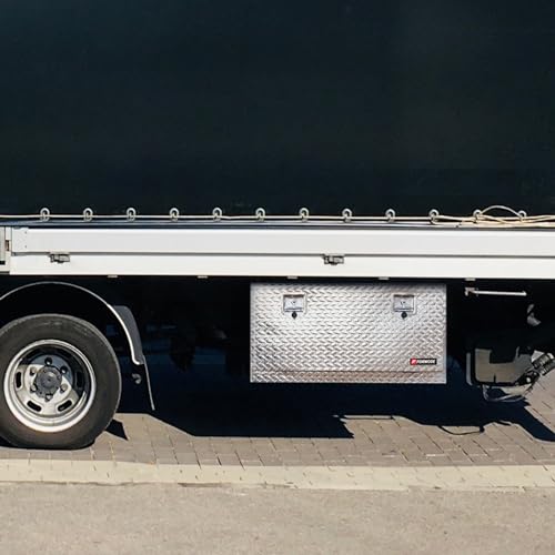 FORWODE 36 Inch Underbody Truck Tool Box Aluminum Trailer Toolbox Silver - color: Silver, size: 36x17x18 inch