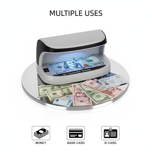 Money Counter Machine Pro with Value Count for Dollar Euro Accurate 110V