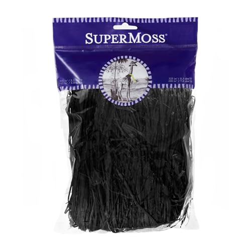 SuperMoss (30111 Raffia, Black, 2oz - color: Black, size: 2 oz (108 cu in)