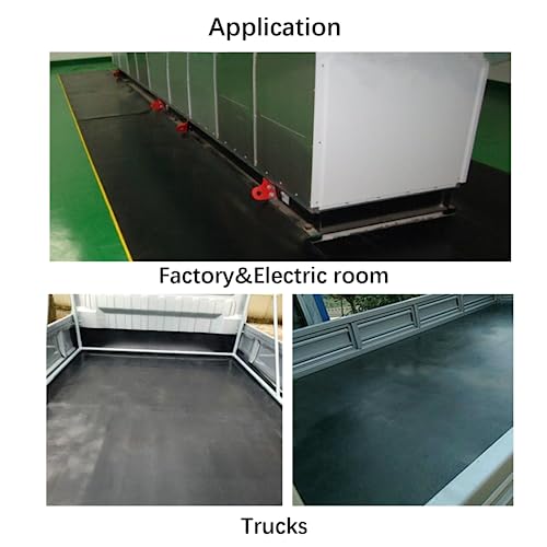 Solid Rubber Strip Roll 1/16 (.062)" Thick X 12" Wide X 10'Long - size: 12"X10'X1/16, style: No Adhesive